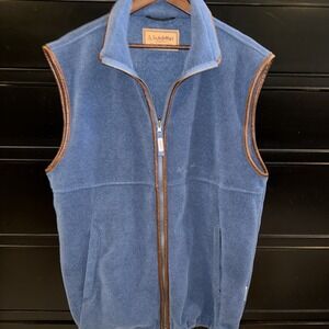 Schoffel Oakham II Fleece Gilet Vest Country Outdoors Mens Size XXL Navy Brown